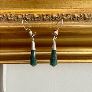 Guatemalan Jadeite Pendulum Earrings